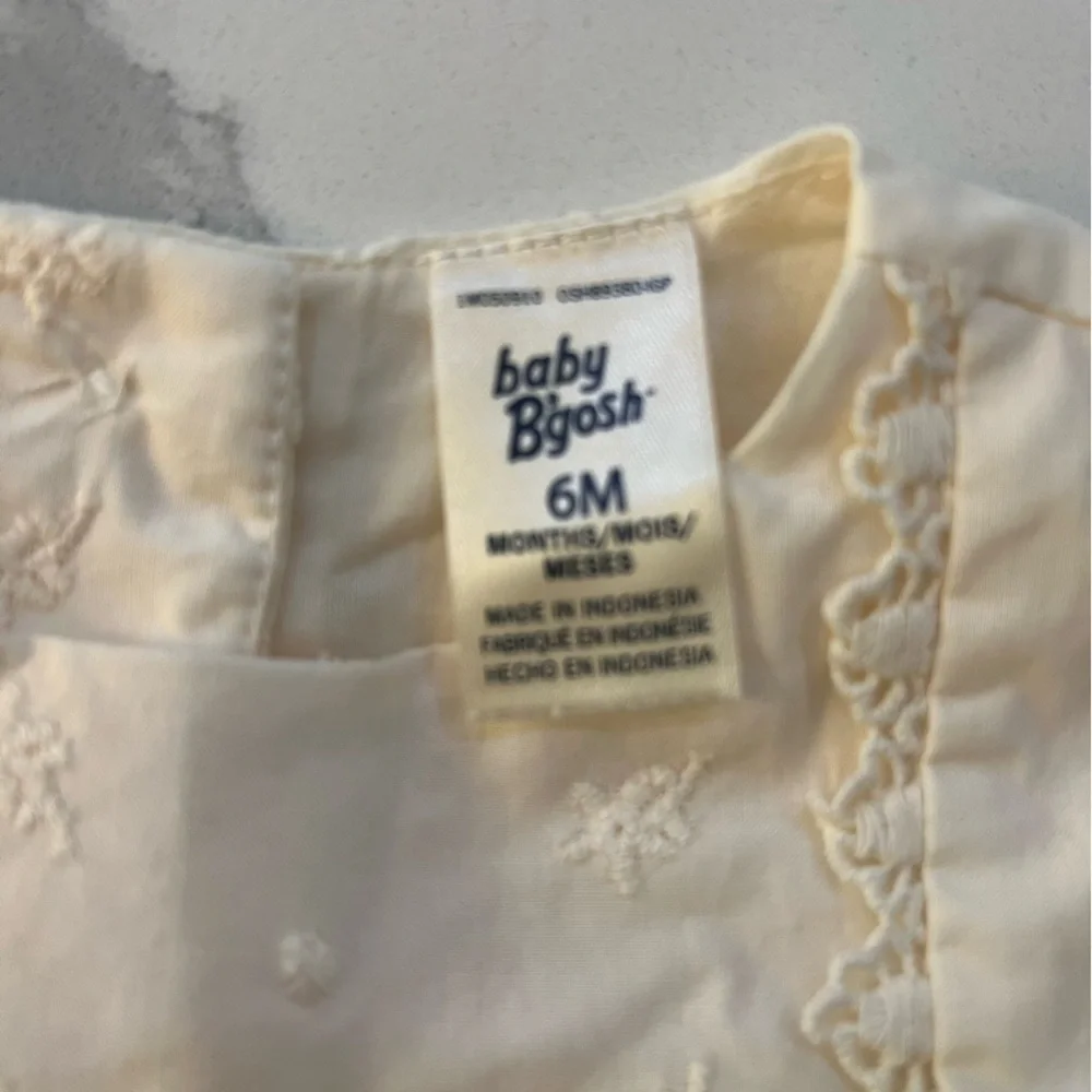 Baby Bgosh Neutral Dress 6months NWOT